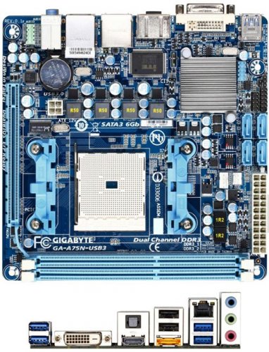   GIGABYTE Super4  Mini-ITX   AMD A75