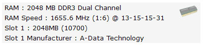     AMD Bulldozer:  DDR3   3311 