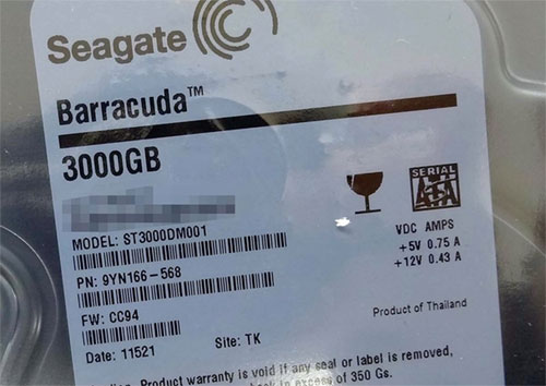      HDD Seagate    1 