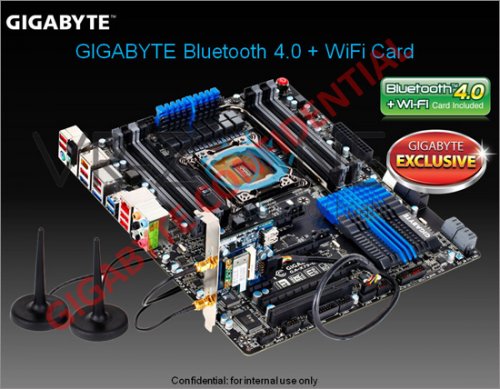 GIGABYTE   Bluetooth 4.0  Wi-Fi   Intel X79