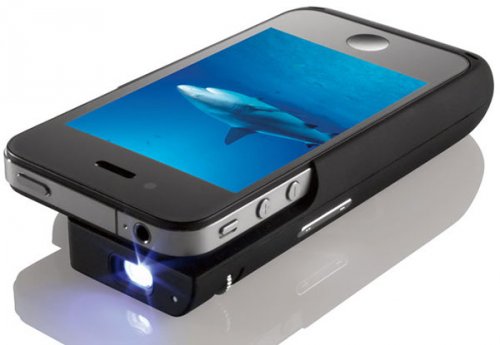 Texas Instruments  Brookstone   iPhone Pocket Projector