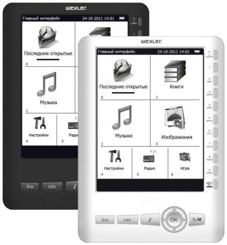 WEXLER.BOOK E7001 — 7" сенсорный экран E Ink и поддержка популярных форматов