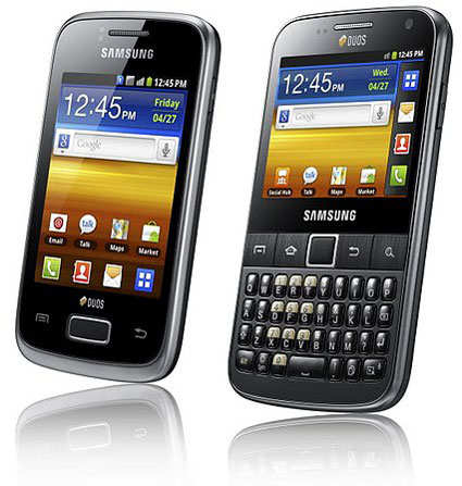   Samsung Galaxy Y Duos  Y Pro Duos
