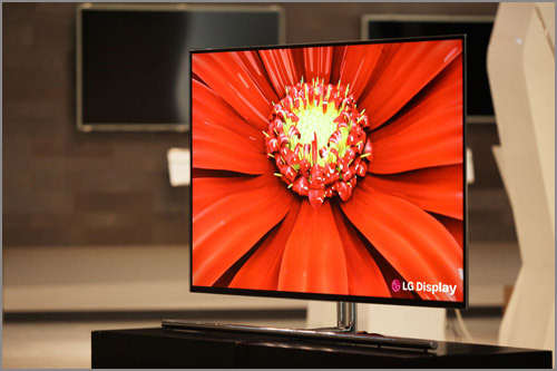 LG   CES 2012    55" OLED-  