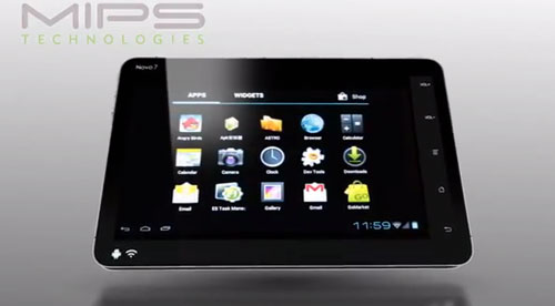  Ainol Novo7   MIPS  Android 4.0   $120