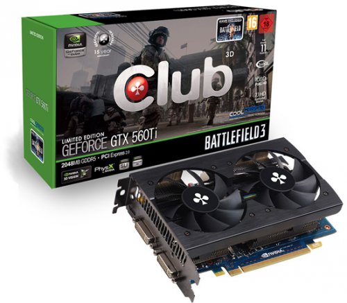 Club 3D GeForce GTX 560 Ti   CoolStream  2  