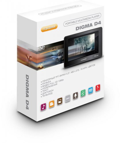 Digma D4  4,3"    Full HD