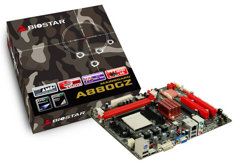 Biostar A880GZ     AMD 880G  Socket AM3+