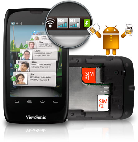 ViewSonic ViewPhone 3  Android 3G      SIM 