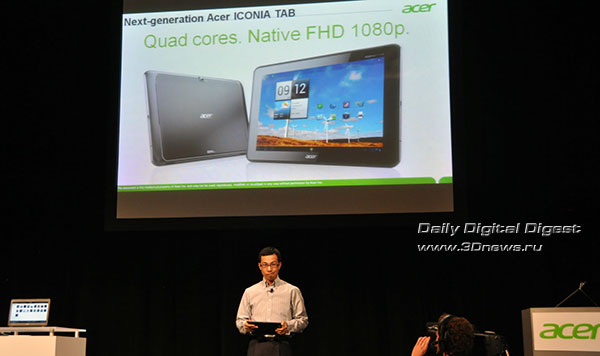 CES 2012: Acer  4-  A700   1080p