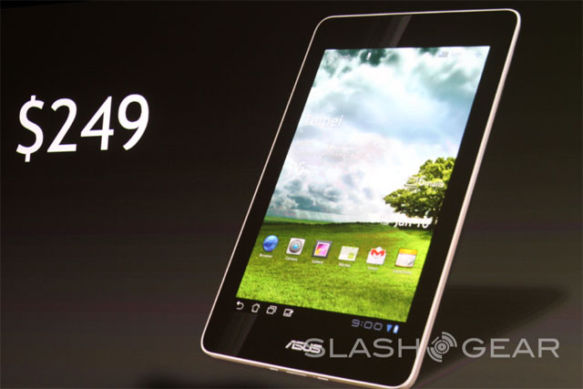 CES 2012:   ASUS Eee Pad MeMO  Tegra 3  $249