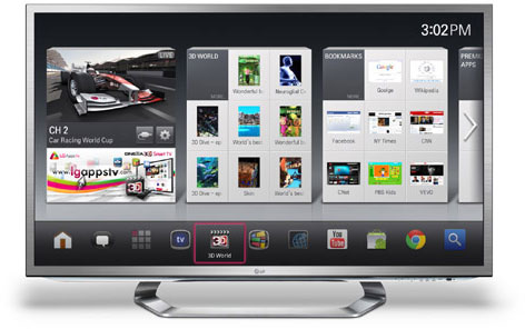 3D- LG   Google TV       