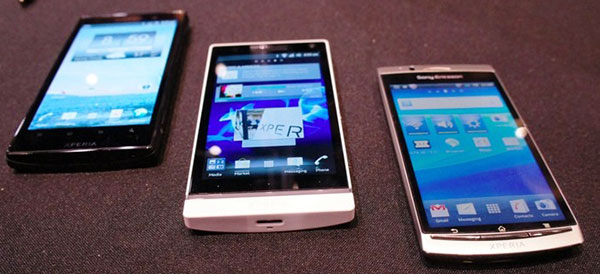 CES 2012:    Sony Xperia S,   Xperia Arc