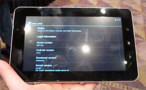 ViewSonic    ViewPad E70  Android 4.0