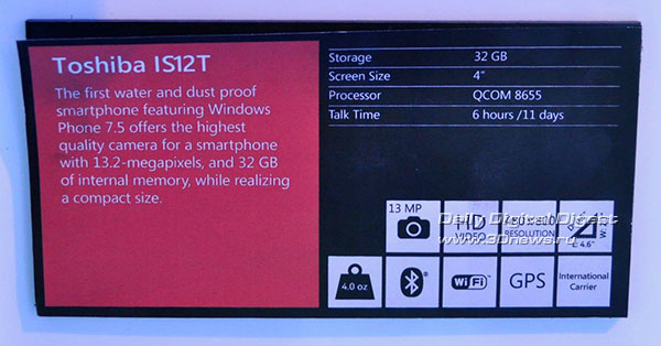 CES 2012:  Windows Phone    