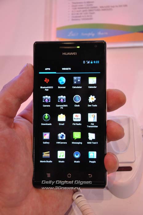 CES 2012: Huawei   Ascend P1 LTE