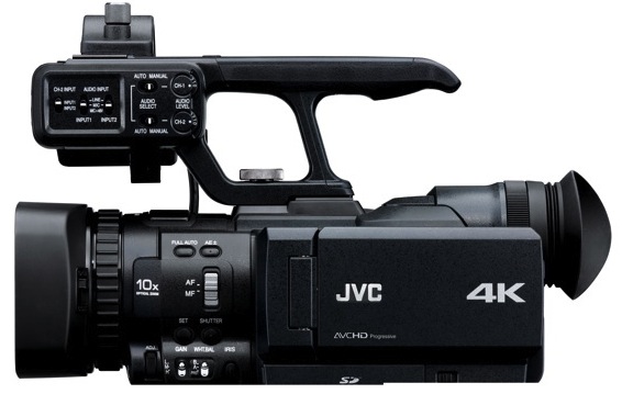 CES 2012: JVC GY-HMQ10    ,    4K