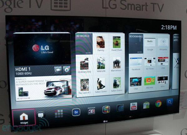 CES 2012:  LG c QWERTY-     Google TV