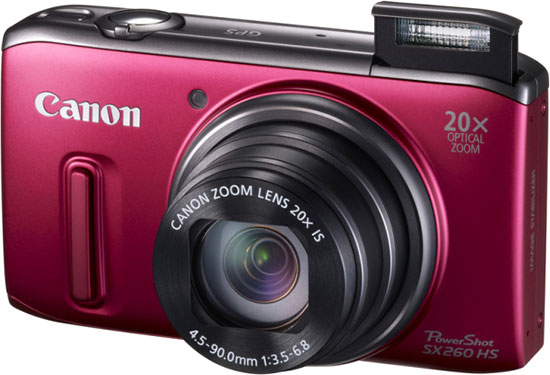 Canon SX260 HS     20X, DIGIC 5   GPS