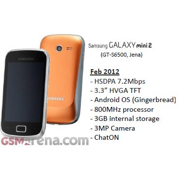     Samsung Galaxy mini 2 S6500