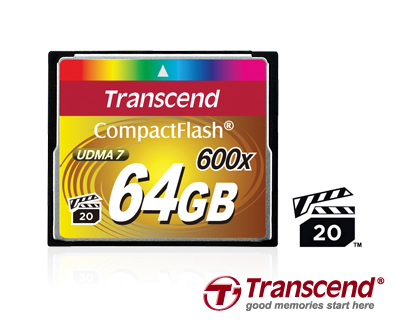   Transcend 600X CompactFlash  64 