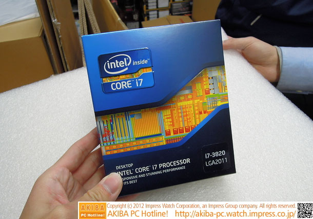  LGA 2011  :  Core i7-3820 ($294)