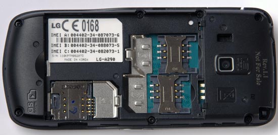 LG A290:       LG    SIM-