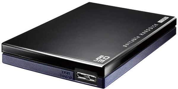 I-O DATA HDPC-UT Series:   2,5" HDD  USB 3.0