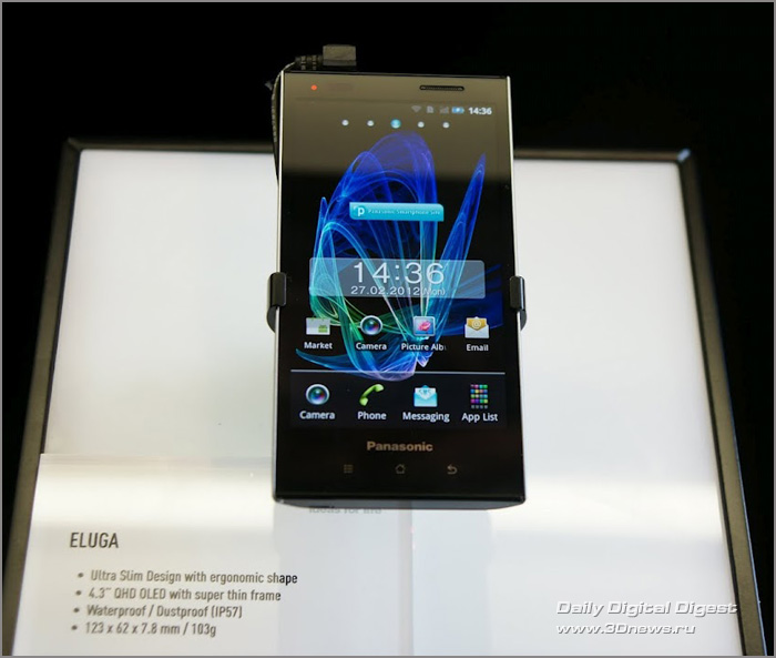 MWC 2012:  5"   Panasonic ELUGA power