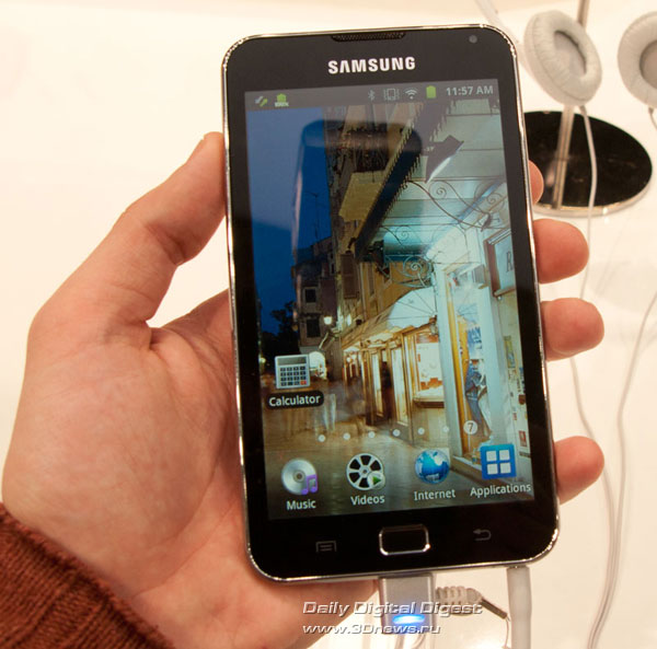 MWC 2012:  Samsung Galaxy S WiFi 3.6, 4.2  5.0,   