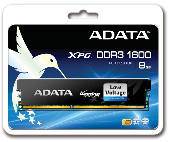 8     XPG Gaming Series DDR3-1600  ADATA