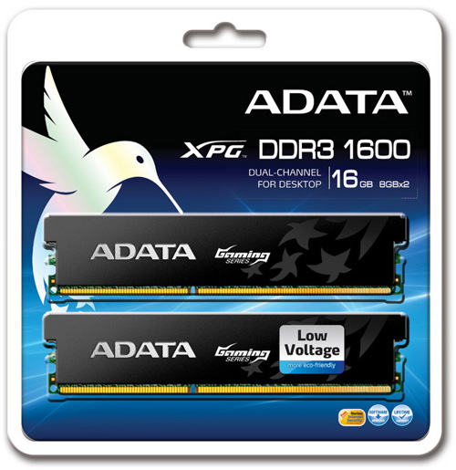 8     XPG Gaming Series DDR3-1600  ADATA