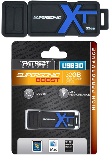 CeBIT 2012:  Patriot Supersonic Boost XT  USB 3.0