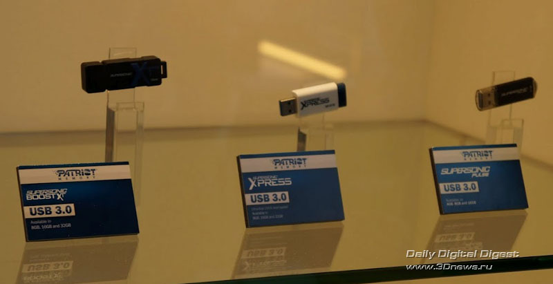 CeBIT 2012:  Patriot Supersonic Boost XT  USB 3.0