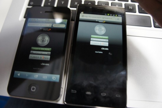   Orange   Intel Medfield:  iPhone 4S,  Galaxy Nexus