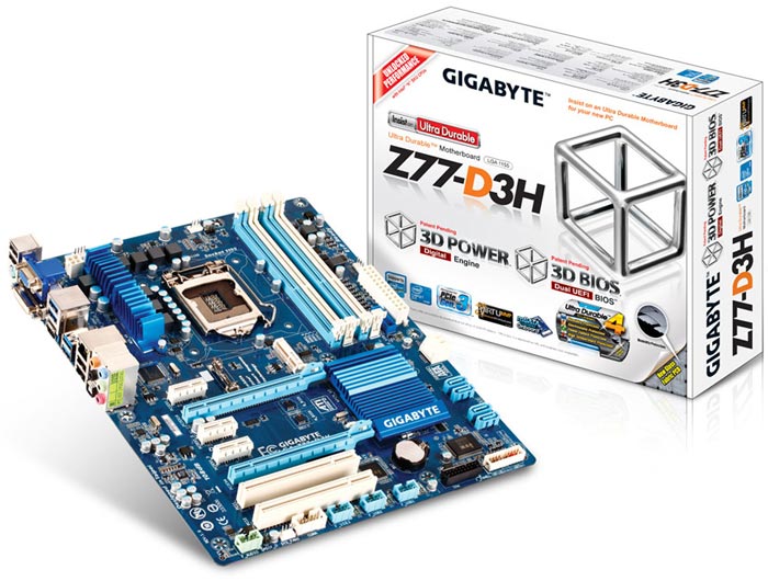     GIGABYTE   Intel Z77