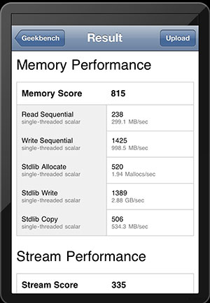   iPad       CPU  1 