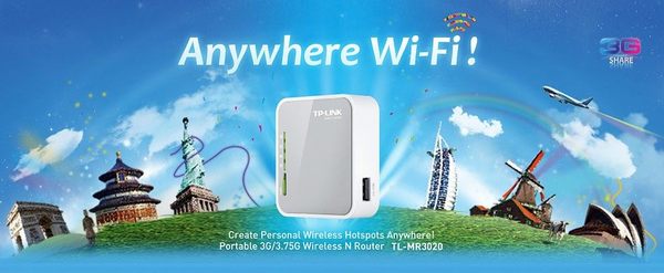  TP-LINK TL-MR3020   Wi-Fi, 3G, Ethernet    