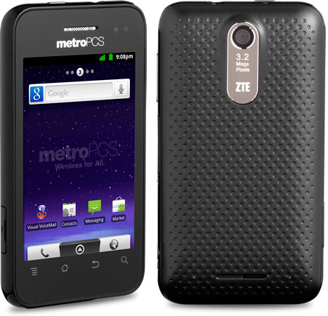 ZTE    Android   MetroPCS  ZTE Score M