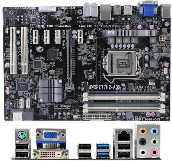 ECS   Z77H2-A3D  Z77H2-A3  Ivy Bridge