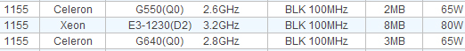 ASRock    Celeron G550  Pentium G640