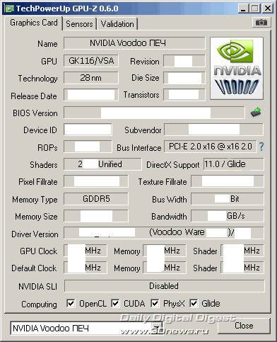 NVIDIA      Voodoo