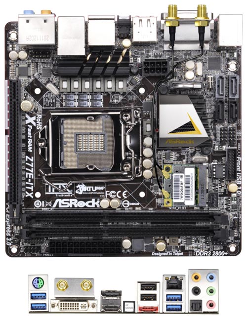  Mini-ITX  ASRock    Intel Z77