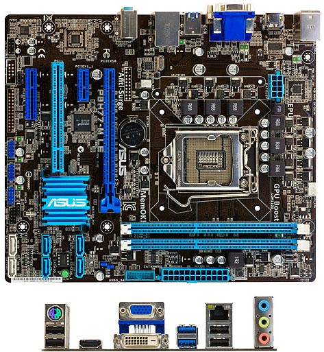     ASUS   Intel H77