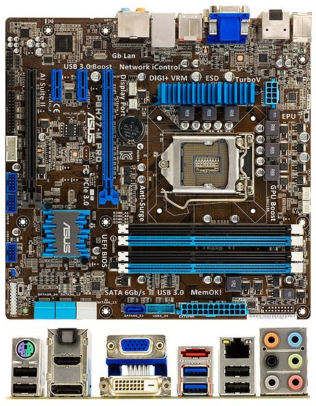     ASUS   Intel H77