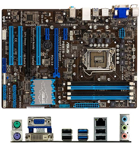 ASUS P8B75-V:      Intel B75