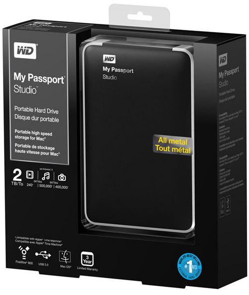   WD My Passport Studio 2 TB  