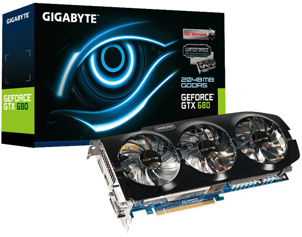 Первый альтернативный вариант GeForce GTX 680 от GIGABYTE