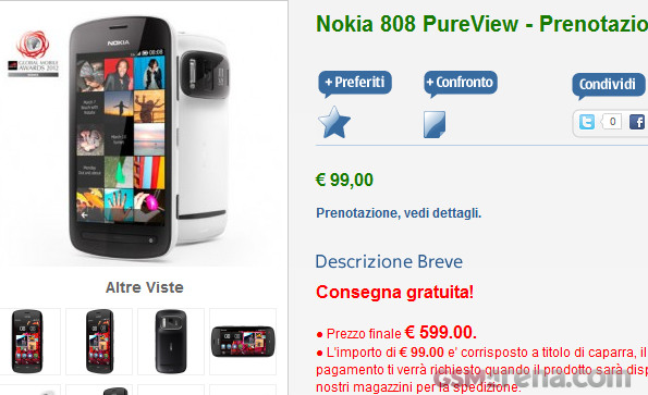 Nokia 808 PureView     