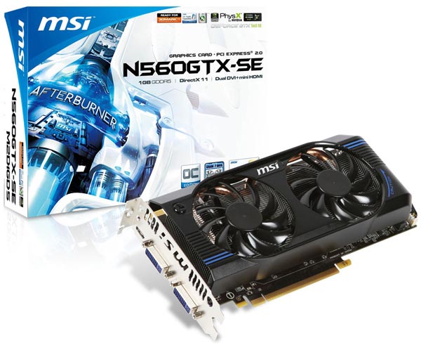 MSI GeForce GTX 560 SE     